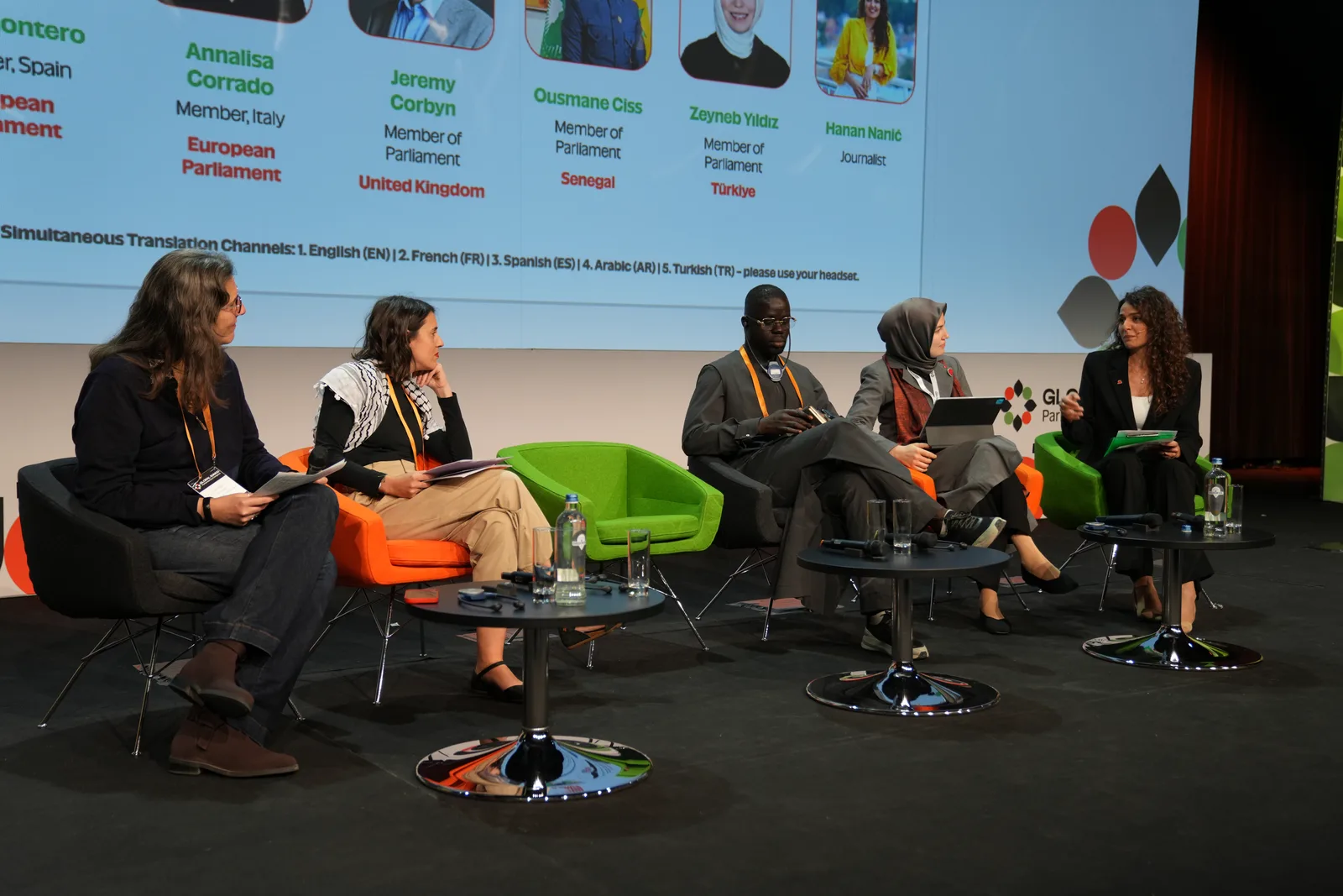 Panel discussion with parliamentarians at the Congress